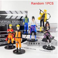 Anime Naruto Figure Uchiha Itachi Sasuke Kakashi Set PVC Action Figure Model Toy Gift Collection black
