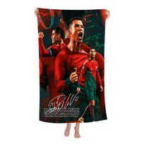 C-Cristiano R-Ronaldo CR7 Vonios rankšluostis Mikropluošto Minkštas Sugeriantis vandenį Kvėpuojantis Mergaitei Vaikams Dekoratyvinis Animacinis Paplūdimio rankšluostis Polyester 50x100cm