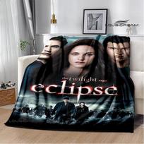 The Twilight Saga printed blankets picnic blanket Warm Flannel blankets Soft and comfortable blanket bed linings Birthday Gift 75x90cm gray