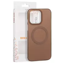 Tecto Shield Mistiq Mag case for iPhone 15 Pro Max 6.7" brown