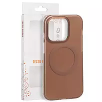 Tecto Shield Mistiq Mag case for iPhone 14 Pro 6.1" brown