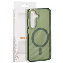Tecto Shield Desert Mag case for Samsung Galaxy S25 dark olive