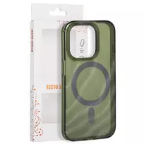 Tecto Shield Desert Mag case for iPhone 15 Pro 6.1" dark olive