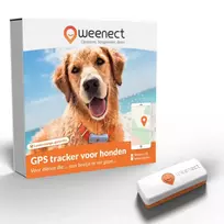 Weenect Mini GPS tracker for small dogs - Dog XS White (without collar strap)