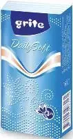 Grite Handkerchiefs Blossom, 3-ply, 1 pack, white