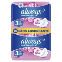 Always Pads Always Ultra Duo Sensitive Night 14 pcs