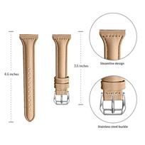 Leather Straps Compatible with Xiaomi Watch S4 41MM Strap Leather Replacement Bracelet Band Suitable for MI Watch S4 41mm S4 41mm beige