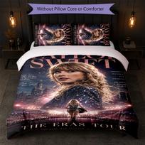 Taylor Swift Print 3Pcs Duvet Cover Set 1 Duvet Cover and 2 Pillowcases Soft Bed Linen For Household Bedroom 135cm*200cm