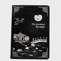 BT21 Hologram Passport Case TATA black
