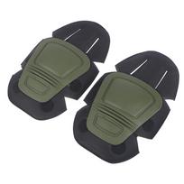 Taktinis varlių kostiumas kelių apsaugos ir alkūnių apsaugos dažasvydis airsoft kelio apsauga 2 Knee pads žalia