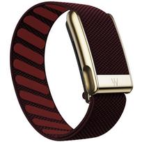Suitable for Whoop 5.0 Wristband Strap, Nylon Woven Elastic MG Sports Replacement Band with Bright Gold U-Shaped Metal Clasp WHOOP 5.0 raudona
