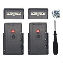 Bagažo spyna, Universali atsarginė kodinė lagamino sagties detalė, Juoda, 1 vnt., Raktinė spyna Black 2pcs Combo Lock