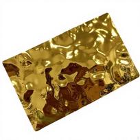 Sidabriniai nuimami PVC tapetai, tekstūruota sieninė plokštė, atsparūs lupimui ir drėgmei, Gold 20x30cm brown