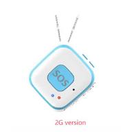 Vaikų Senjorų GPS Sekiklis Vaikų Mini GPS Lokatoriaus Pakabukas Dvipusiai Skambučiai Kritimo Signalizacija Nemokama Programėlė WIFI LBS Sekimas kit2 2G version white