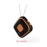 Vaikų Senjorų GPS Sekiklis Vaikų Mini GPS Lokatoriaus Pakabukas Dvipusiai Skambučiai Kritimo Signalizacija Nemokama Programėlė WIFI LBS Sekimas kit1 2G version black