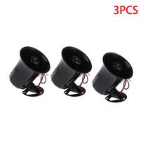 1/2/3Pcs Dc 12V Treble Siren Horn Outdoor Alarm Sirena Alarma Speaker Wired Loud Alarm Horn For Alarm System 110Db 3Pcs