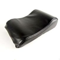 Pilates Reformer Headrest Padded WipeClean Pillow for Athletes, Fitness Black Basic