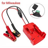 Portable Starter DIY Adapter  For Makita for Milwaukee for Dewalt 18V Lithium Battery raudona