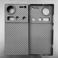 For ZTE Nubia Z70 Ultra Genuine Carbon Fabric Fiber Aramid Case Ultra thin Lightweight Cover Durable Sturdy Protective Case For Nubia Z70 Ultra gray