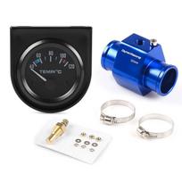 2 colių 52 mm vandens temperatūros matuoklis 40-120C rodyklės automatinis vandens temperatūros temperatūros matuoklis baltas LED automobilio matuoklis 30MM black