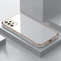 Prabangus blizgus padengtas telefono dėklas, skirtas Samsung Galaxy A13 A23 A33 A53 A73 A12 A22 A32 A52 A72 A31 A51 A71 A50 silikoninis dėklas A52 A52S balta