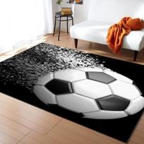 3D Futbolo Spausdinimo Kilimas Miegamojo Dekoravimo Kilimas Namų Svetainės Dekoravimas Virtuvės Kilimėlis Žaidimas Tėvai-Vaikai Futbolo Grindų Kilimas 100x150cm39x59inch