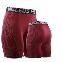 Vyriški Šortai Greitai Džiūstantys Kelnės Suspaudimo Dviratininko Leginsai Apatiniai Bėgiojimo Leginsai Sportiniai Salės Drabužiai L raudona