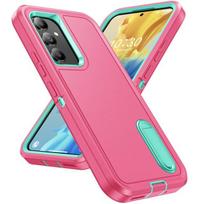 Tvirtas šarvuotas dėklas, skirtas Samsung Galaxy S23 S24 Ultra S23FE S22 Plus A15 A54 A14 A53 A13, atsparus smūgiams telefono priedų dėklai S24PLUS rožinė raudona spalva