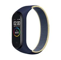 Keičiamas apyrankės dirželis Xiaomi Mi Band 5 4 3 nailoninis dirželis riešui sportinė apyrankė Mi Band 4 5 Miband 4 3 5 Band4 išmaniojo laikrodžio dirželis For MiBand 4 3 black
