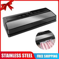 220V 110W RonegYe Household Vacuum Sealer Fresh Vacuum Packag Sealing Machine black
