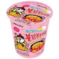 [Samyang] Carbo Buldak kepti makaronai, maža porcija puodelyje 1Pcs pink