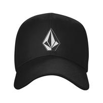 Naujas Volcoms Atsitiktinė beisbolo kepuraitė Vasarinė trucker kepuraitė Dropshipping Lauko sportinė snapback kepuraitė Moterims Vyrams y2k One Size black