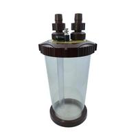 2500 ml skaidraus CO2 difuzoriaus purkštuvo žuvų bako akvariumo vandens augalų reikmenys 12/16 mm 16/22 mm žarnai gray