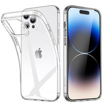 Skaidrus telefono dėklas, skirtas iPhone 16 11 12 13 14 15 Pro Max Minkštas TPU silikonas, skirtas iPhone XS Max XR 8 7Plus galinio dangtelio skaidrus dėklas For iPhone 16 gray
