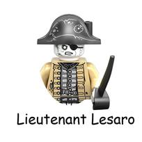 Klasikinio filmo Karibų piratai Vaiduoklis ryklys Džekas Sperou Džonsas Modelio konstravimo kaladėlės Šviečiantys kaladėlių žaislai Vaikams beige