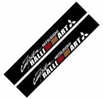 Naujo automobilio priekinio lango dekoratyvinis lipdukas For Mitsubishi Outlander Lancer 10 9 ASX RALLIART Eclipse L200 Pajero Aksesuarai