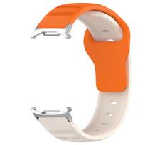 Silicone band for Samsung Galaxy Watch 8 classic/Ultra 2/7/FE/6/5/4/3/40mm 44mm bracelet correa Galaxy Watch 8 22mm 20mm strap 20mm watch strap orange
