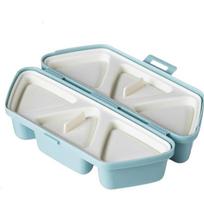 6 Grids Sushi Mould Triangle Bento Box Kitchen Party Supply Mold Tool Onigiri Rice Ball Bento Machinenori Kitchen Accessories A white