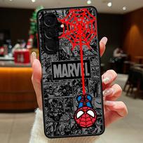 Telefono dėklas, skirtas Samsung Galaxy A73 A33 A14 A23 A53 A52S A72 A17 A52 A56 A55 A16 A15 A54 A35 A34 A36 Marvel Mielas Žmogus-voras Galaxy A15