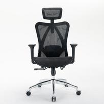 SIHOO M57 Ergonomiška biuro kėdė su 3D porankiais ir reguliuojama juosmens atrama juoda