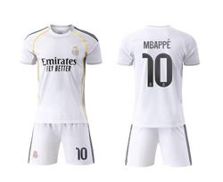 25-26 Royal M Namų aikštės Baltas Ne. 10 Futbolo Marškinėliai Vaikų Marškinėliai Vaikų Drabužiai Suaugusiųjų Dydis 14-3XL 24 yards/140