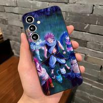 ANIME FAIRY TAIL Telefono dėklas Samsung A25 A13 A33 5G A54 A36 A35 A56 A52 A14 Atsparus smūgiams Minkštas dėklas Samsung A26 blue