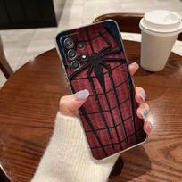 Marvel Spiderman Skaidrus dėklas Samsung Galaxy A57 A37 A56 5G A36 Dėklai A55 A54 A35 A26 A07 A17 A16 A06 A36 A15 Atsparus smūgiams dangtelis Galaxy A53 5G