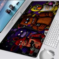 Fnaf Penki-naktys-Pas-Fredį Pelės kilimėlis Guminis kilimėlis Nešiojamojo kompiuterio Xxl pelės kilimėlis Sąsiuvinio Žaidėjo Kompiuterio stalas Žaidimų priedai 600x300x2mm brown