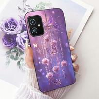For Asus Zenfone 8 ZS590KS Case 5.9  Popular Flower Soft Black Silicone Protective Cover For Asus Zenfone 8z Zenfone8 I006D Capa Zenfone 8 ZS590KS