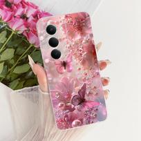 Dėklas Xiaomi Redmi 15 4G Telefonui Populiarus Gėlių Minkštas Skaidrus Silikoninis Apsauginis Korpusas Xiaomi Redmi 15 5G Redmi15 Funda Redmi 15 5G (169mm) pink