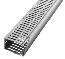 LICATEC Kabelių kanalas 60 x 40 mm 7312-1 Pilkas PVC Su plyšiais