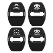 4 vnt. automobilio durų užrakto dangtelio dėklas Toyota chr Corolla Camry rav4 Yaris hilux prius avensis auris Prado verso fortuner priedams black