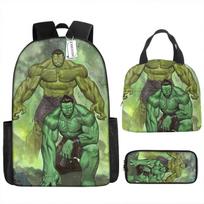 Halko mokyklos krepšio rinkinys pradinių ir vidurinių mokyklų mokiniams didelės talpos kuprinė animacinio filmuko pietų krepšys pieštukinė lunch bag