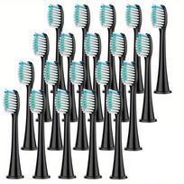 8 vnt. pakaitinės galvutės, suderinamos su „Philips Sonicare DiamondClean“ HX3/HX6/HX9 serijos elektriniais dantų šepetėliais, galvutės HX6064 black